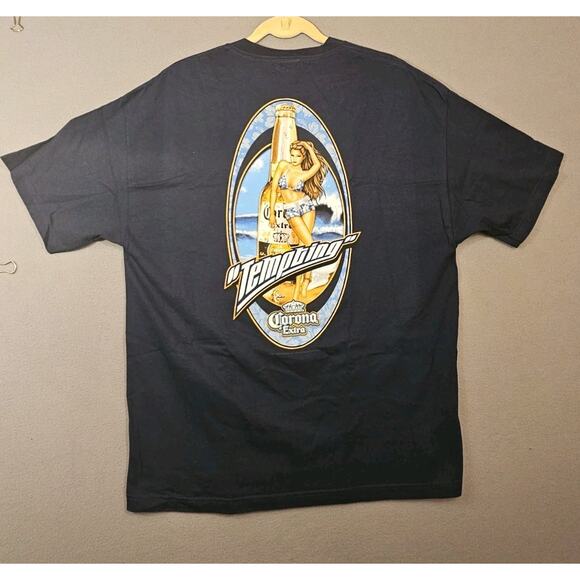 Vtg Corona Extra Shirt “Tempting” Good Girl Big Bottle Beer T-Shirt XL ODM 2001 - Picture 8 of 9
